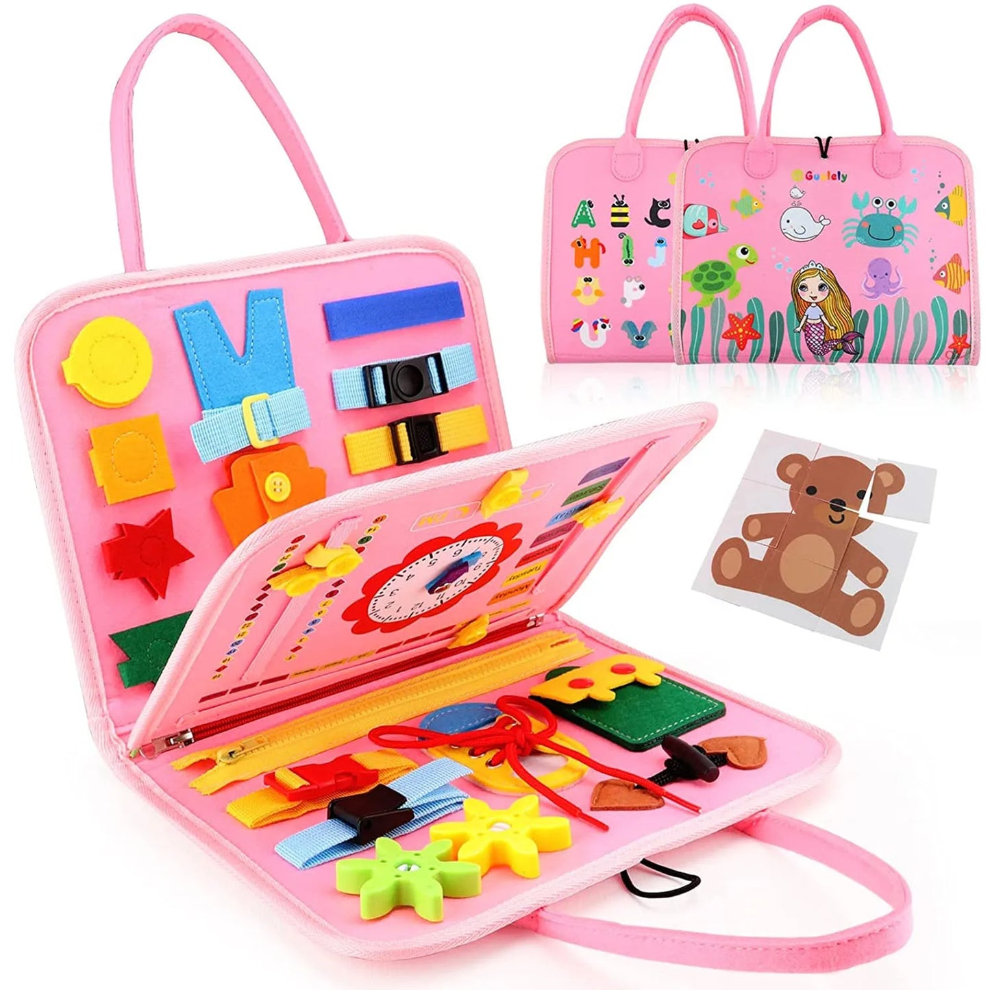 Kids Busy Board Educational Activity Sensory