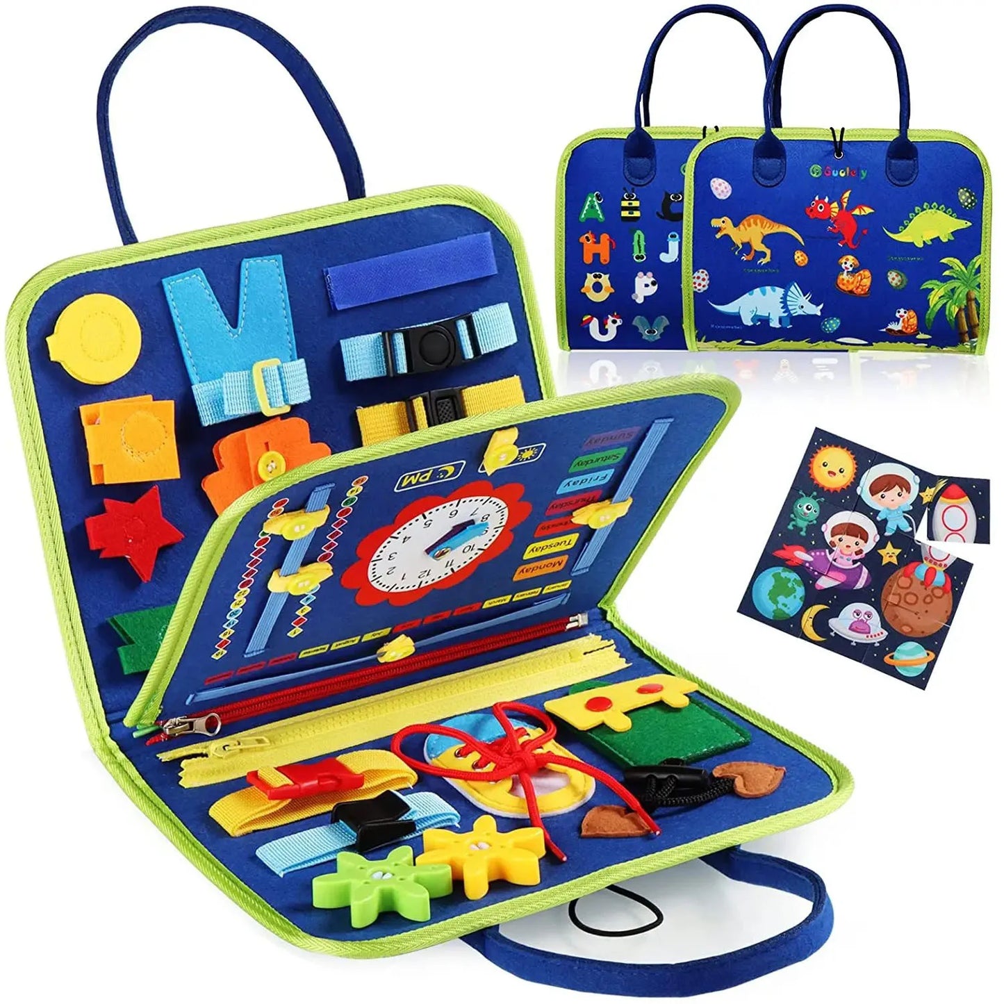 Kids Busy Board Educational Activity Sensory
